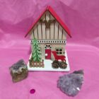 CASITA DE NAVIDAD CON LUCES.