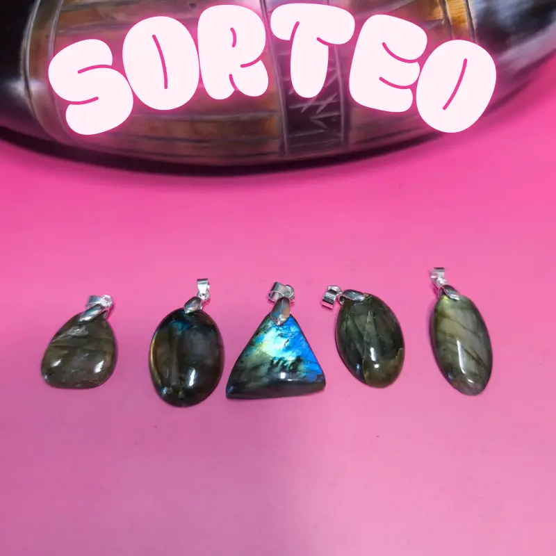 SORTEO COLGANTE Colgante Cabujón Labradorita 20-30MM A+++