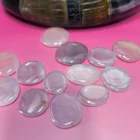 Rodado plano cuarzo aura rosa 35-40 mm aprox.