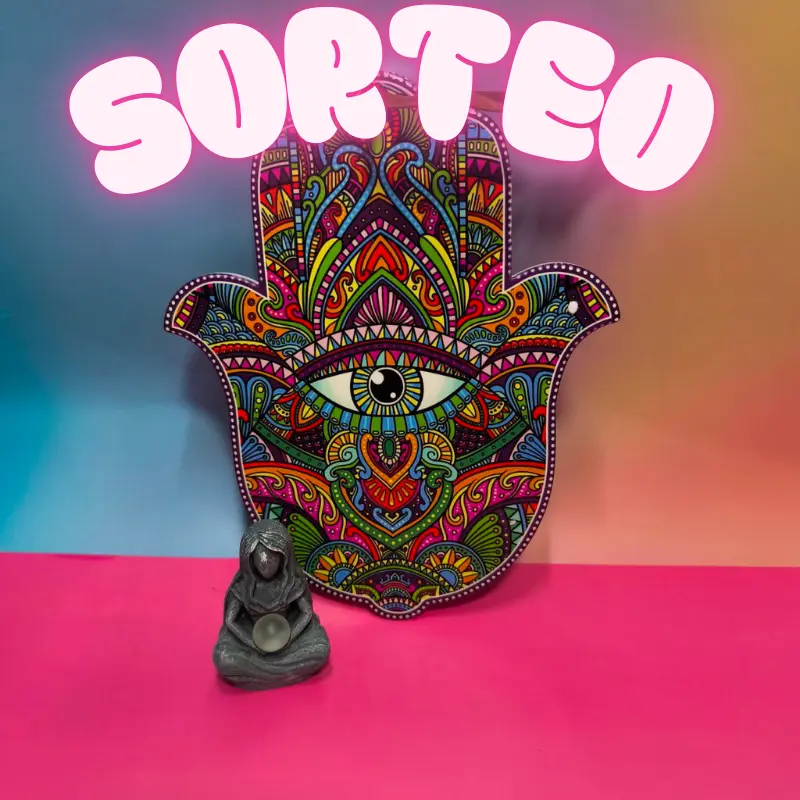 SORTEO MANO GIGANTE DE MANO DE FATIMA MANDALA PARA AMULETO ,