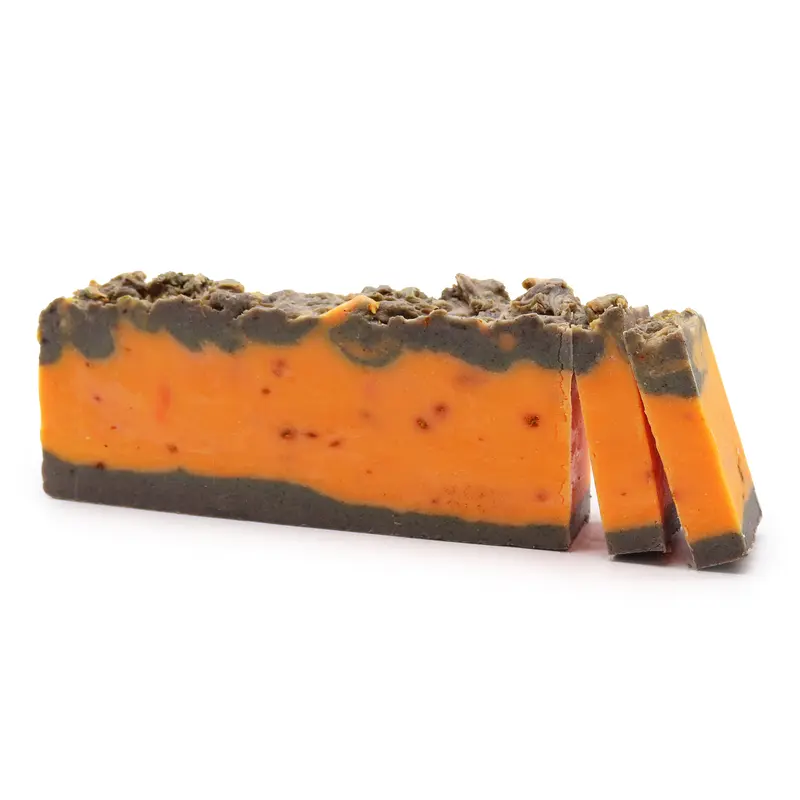 PASTILLA DE JABÓN CANELA Y NARANJA ARTESANAL. Revitalizante, energizante y antioxidante