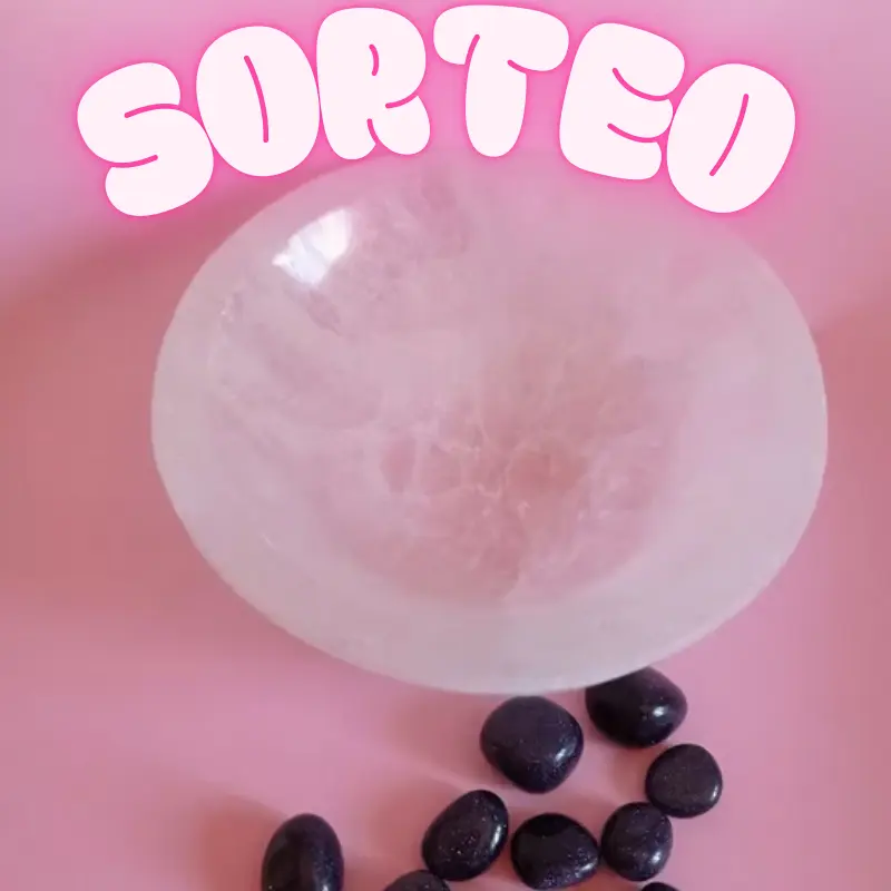 SORTEO CUENCO DE PIEDRA NATURAL DE SELENITA CON DIÁMETRO APROXIMADO DE 15 CM