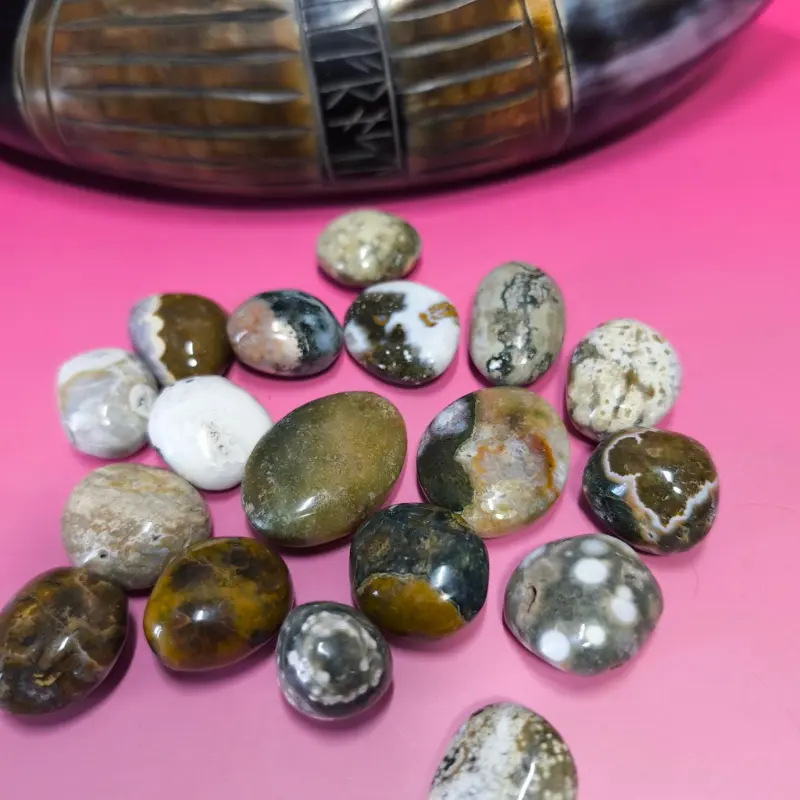 Rodado jaspe oceano 20 - 35mm