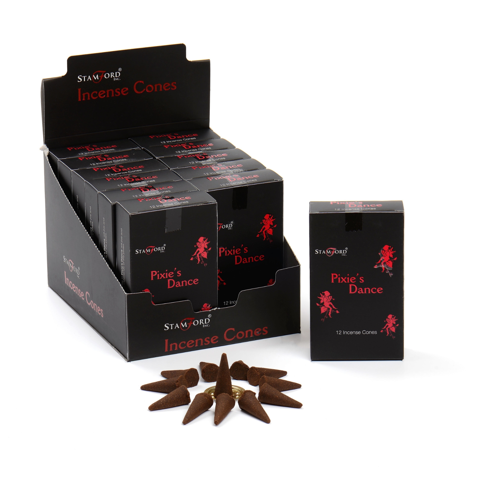 12 Conos de Incienso. El baile de DUENDECITO. STAMFORD 12 Conos de Incienso. El baile de DUENDECITO. STAMFORD