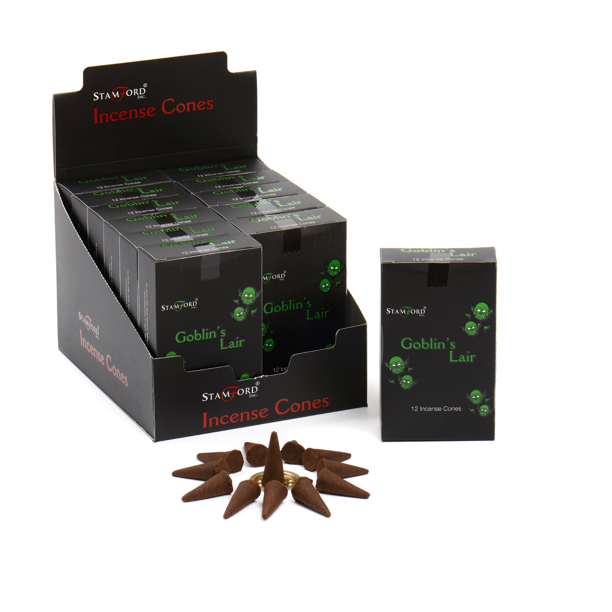 12 Conos de Incienso. DUENDES TRAVIESOS. STAMFORD 12 Conos de Incienso. DUENDES TRAVIESOS. STAMFORD