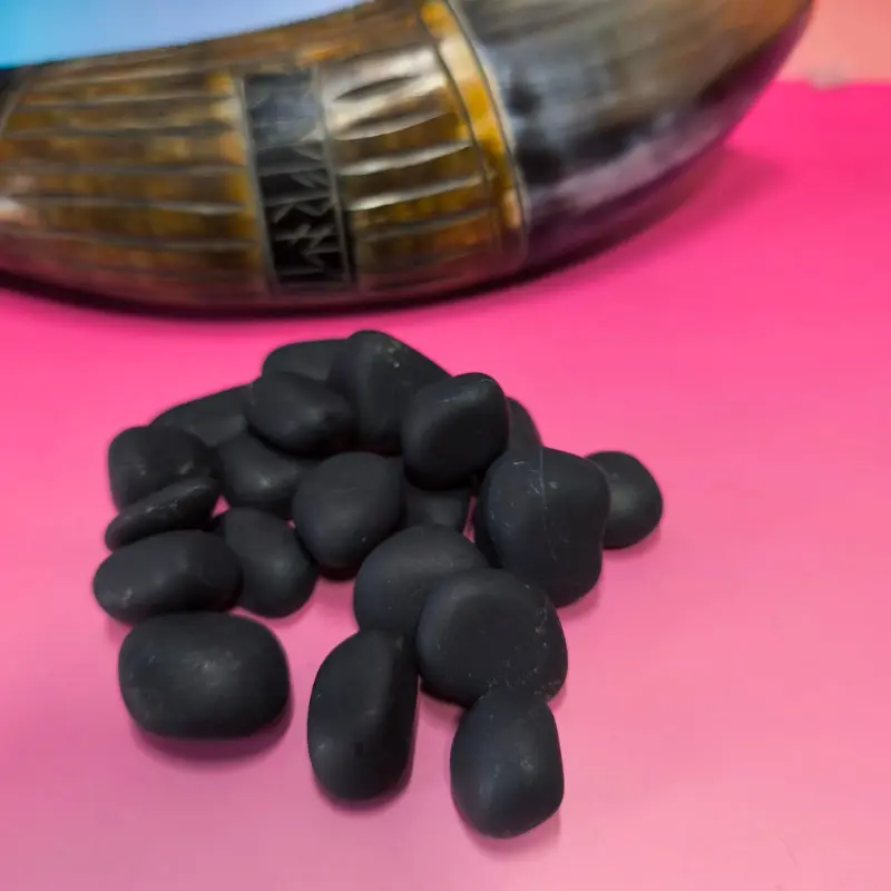 Canto Rodado shungita natural 20 -40mm