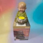 FIGURA BUDA FLOR DE LOTO VERDE