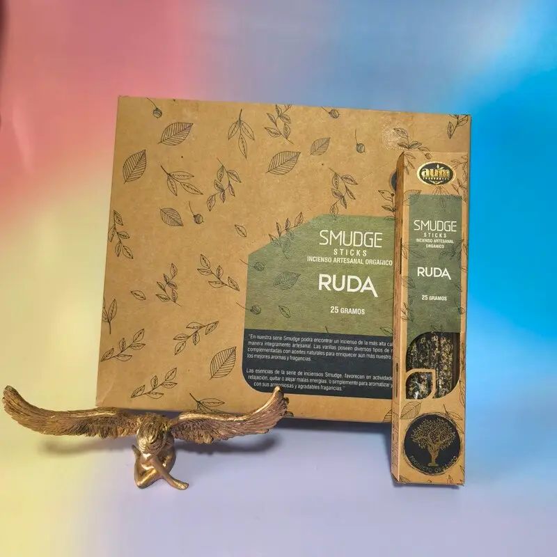 Incienso varillas gruesas RUDA. SAHUMERIO ORGÁNICO. AUM FRAGANCE Incienso varillas gruesas RUDA. SAHUMERIO ORGÁNICO. AUM FRAGANCE