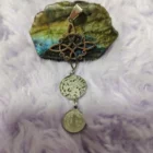 COLGANTE ESOTÉRICO ACERO INOXIDABLE TRIPLE PROTECCIÓN 60X23MM