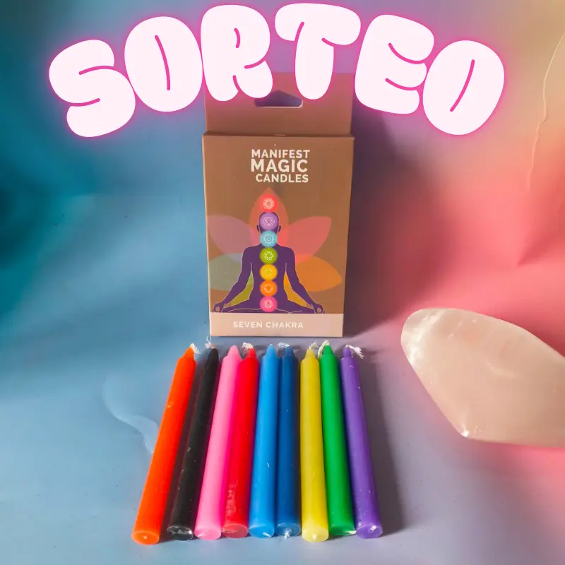 SORTEO COLECCION VELAS MAGIC Y PACK DE 7 CHAKRAS