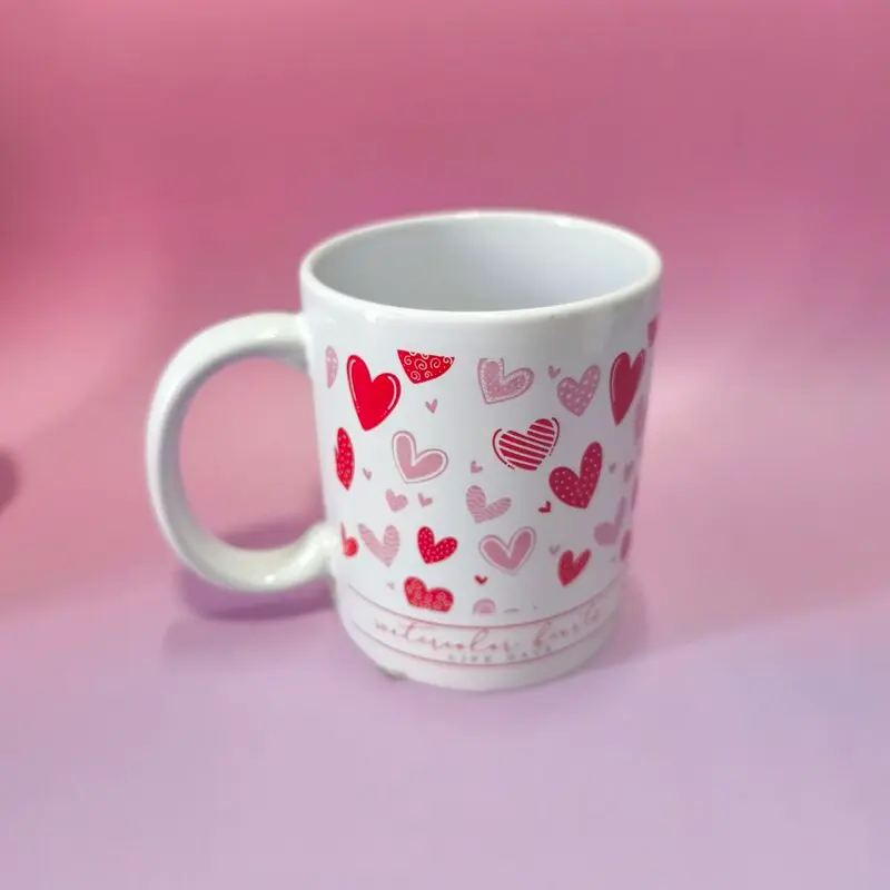 TAZA CERÁMICA CORAZONES