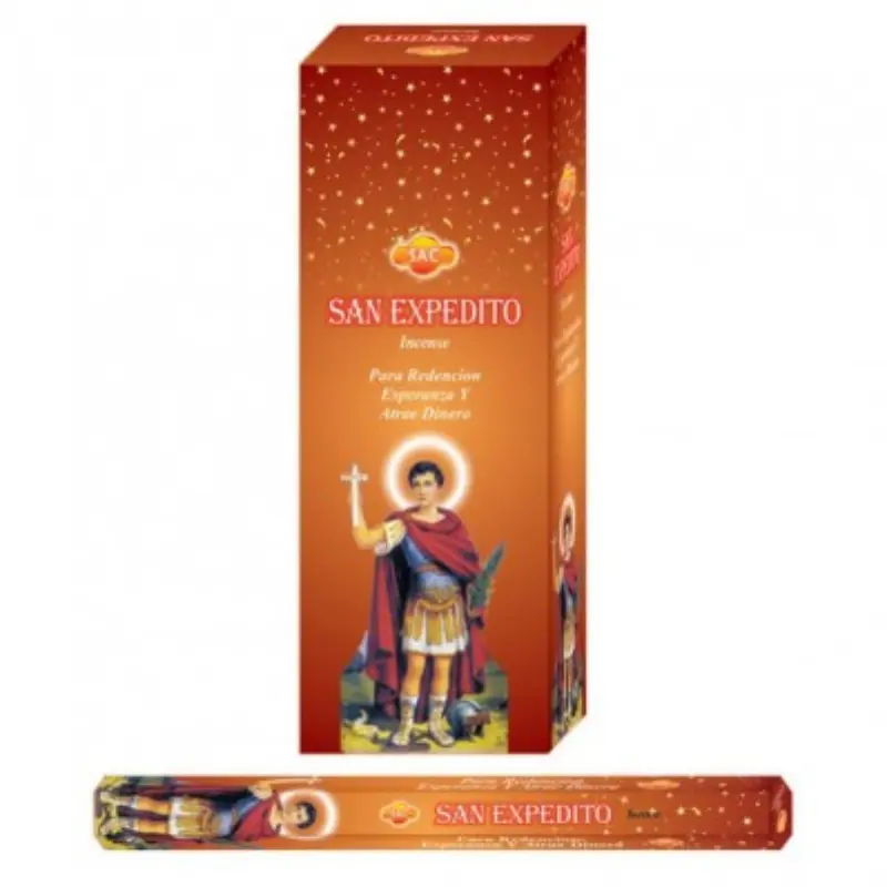 20 VARILLAS INCIENSO SAN EXPEDITO SAC.