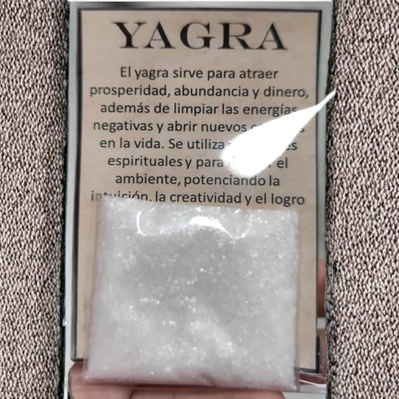 Bolsita LEGÍTIMO POLVO ESOTÉRICO YAGRA. PROSPERIDAD, ABUNDACIA,DINERO, ALEJAR MALAS ENERGÍAS, ABRECAMINOS
