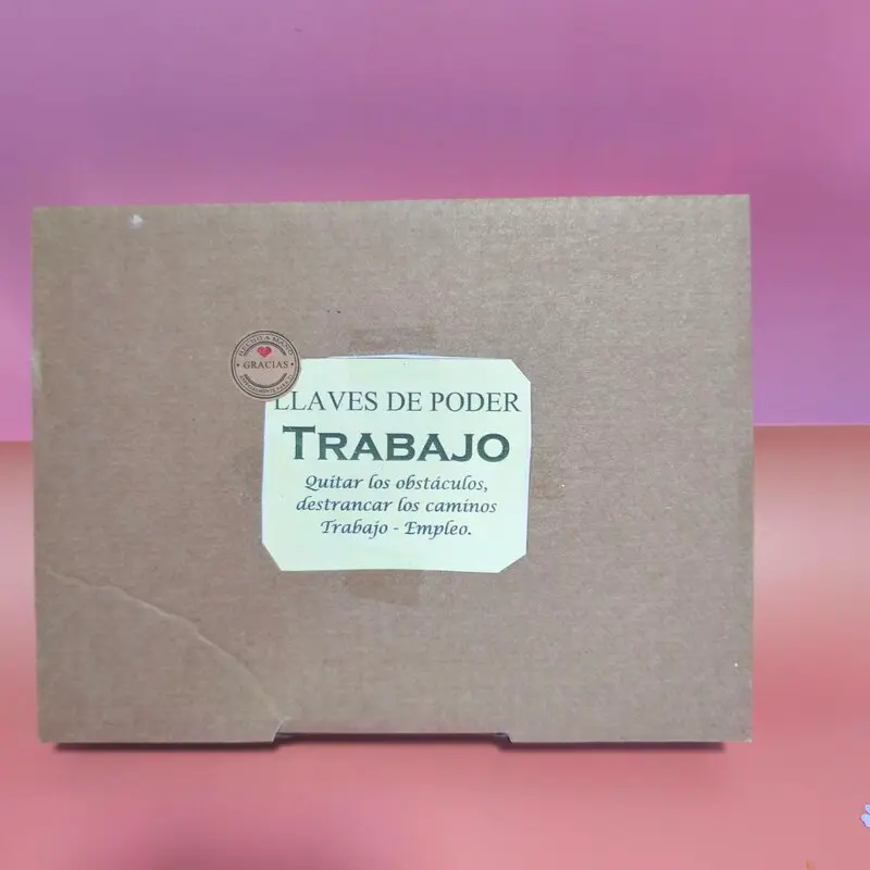 KIT ESOTÉRICO DE LLAVES DE PODER: TRABAJO. Activar el éxito, atraer nuevas oportunidades, mejorar el rendimiento, fortalecer la seguridad personal y abrir puertas en el ámbito laboral y económico