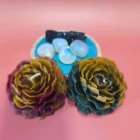 VELA MIEL ROSA AMANECER BICOLOR VARIOS COLORES