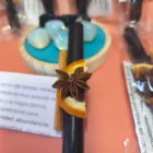 VELA MÁGICA RITUAL CANELA, NARANJA Y ANIS ESTRELLADO. Atraer prosperidad, abundancia, amor y energía positiva