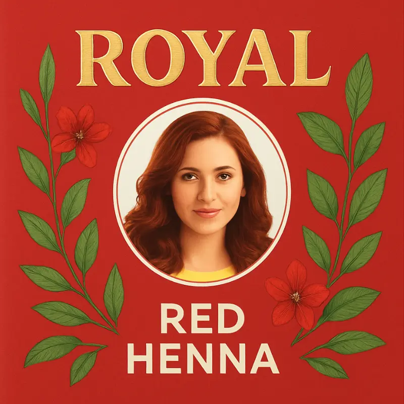 HENNA ROYAL ROJO PARA CABELLO. RED. ALTA CALIDAD.