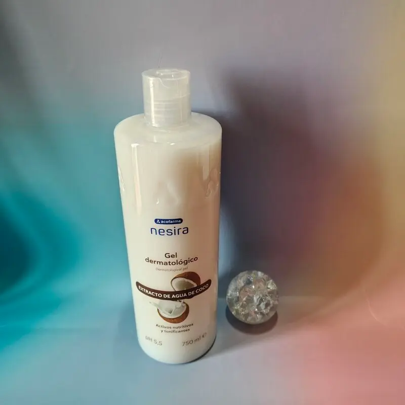 GEL DERMATOLÓGICO EXTRACTO DE AGUA DE COCO. ACTIVOS NUTRITIVOS Y TONIFICANTES ACOFARMA 750ML