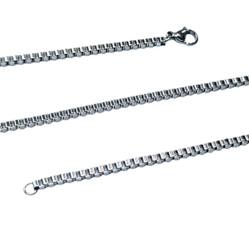Cadena Acero 60 CMS Grosor 2.5X2.5 mm Aprox