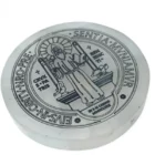 Plato Selenita Grabado San Benito 10 Cms Aprox