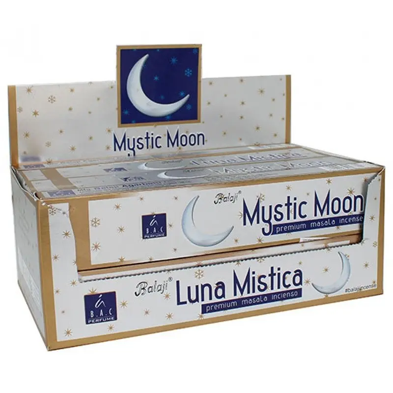VARILLAS DE INCIENSO LUNA MÍSTICA. Balaji PREMIUM MASALA