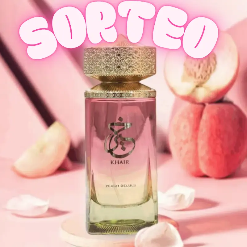 SORTEO PERFUME Khair Peach Delulu PARIS CORNER. 100ML