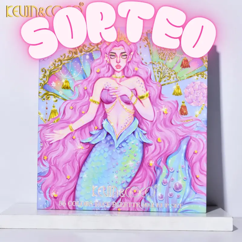 SORTEO KEVIN&COCO PALETA DE SOMBRAS DE OJOS MERMAID TEASURE