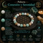 Pulsera Conexión y Serenidad | Howlita, Amazonita y Jaspe Paisaje