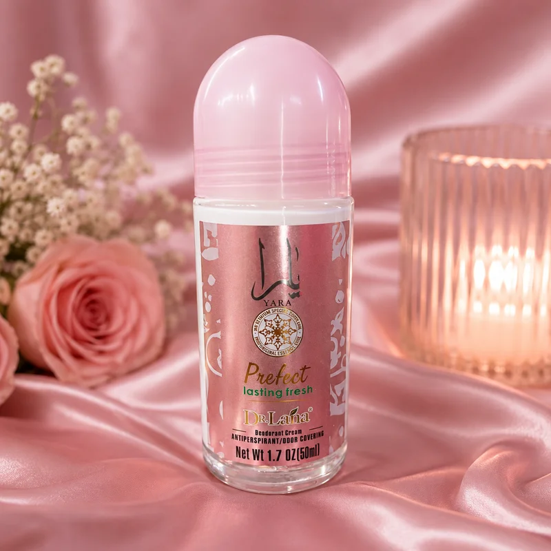 DESODORANTE YARA ROSA ROLL ON. DR. LANA 50 ML