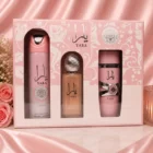 PACK YARA ROSA. Perfume 100ml, Desodorante y perfume del cabello