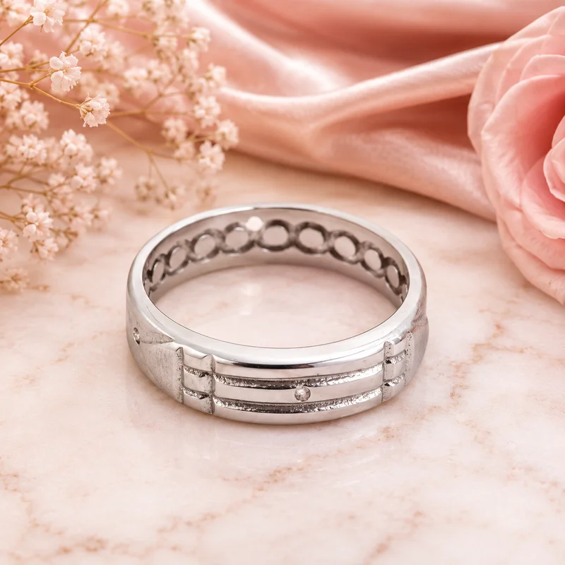 ANILLO ATLANTE DE ACERO INOXIDABLE DISEÑO ORIGINAL CON 4 BOQUETES. Varias tallas