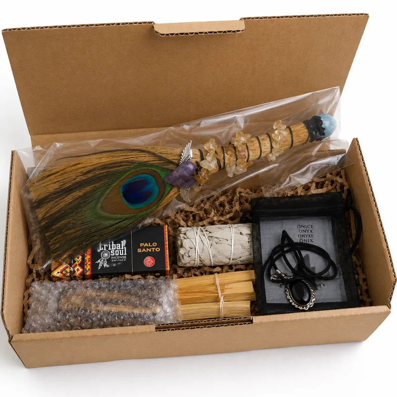 Kit de Protección y Limpieza Esotérica con Salvia Blanca y Palo Santo