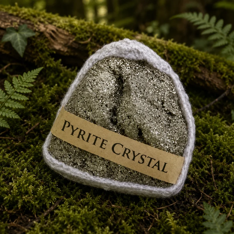 Drusa de Pirita Natural 3-5 cm
