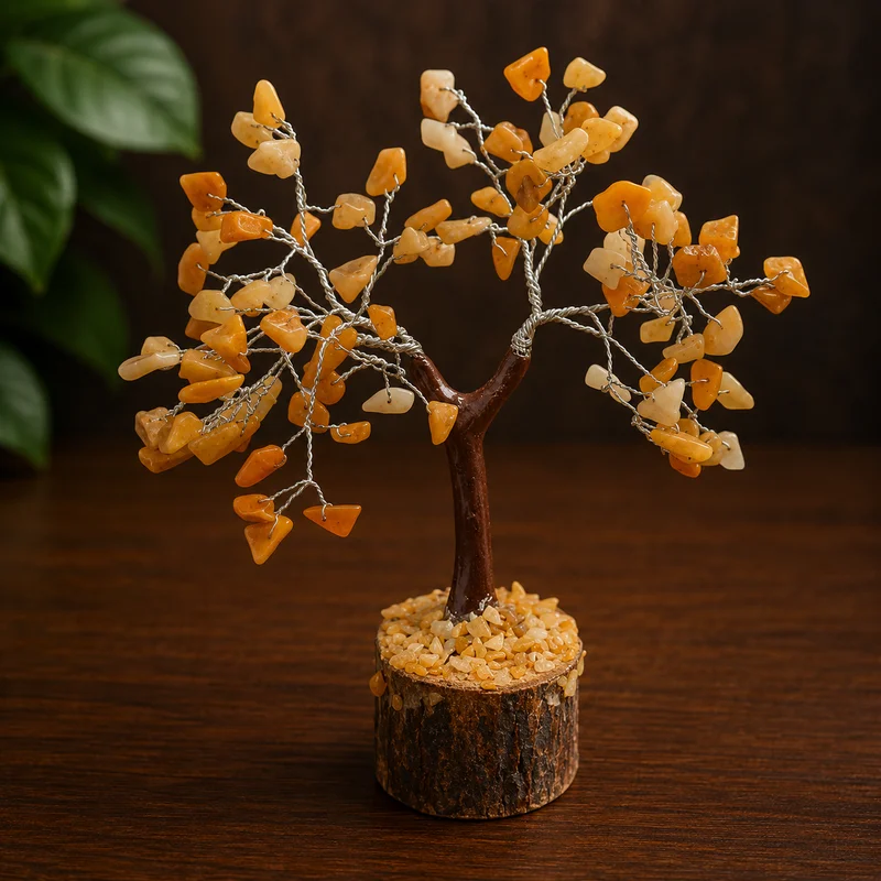 ÁRBOL MÁGICO DE LA VIDA de Venturina Amarilla.100 PIEDRAS.