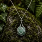 Collar acero portapiedras con adaptador
