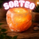SORTEO SOPORTE VELA DE SAL HIMALAYA NATURAL 700 – 1000 gr. PORTAVELAS
