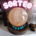 SORTEO Esfera Selenita Naranja 10 Cms Aprox CALIDAD A+++