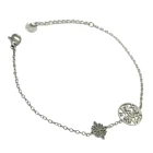 Pulsera Acero Con Dije Nudo De Bruja y Tetragramaton 2