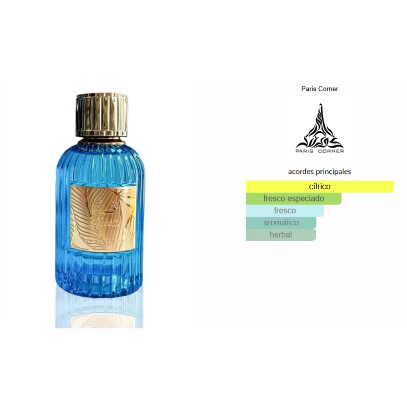 PERFUME QISSA BLUE. PARIS CORNER. 100ML