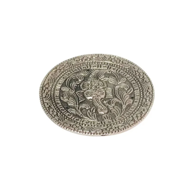 Porta Incienso De Metal Ganesha 9,5 Cms Aprox