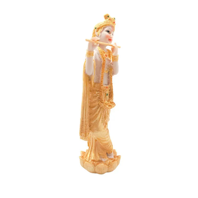 Figura En Resina Krishna 22 X 7 Cms Aprox.