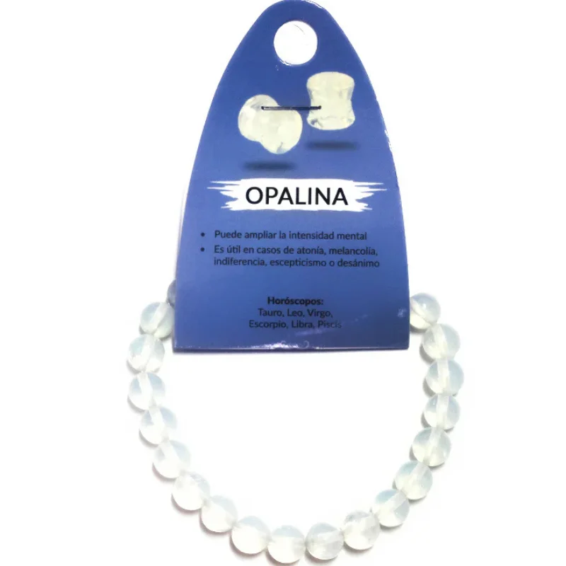 Pulsera Piedra Natural OPALINA 8mm Pulsera Piedra Natural OPALINA 8mm