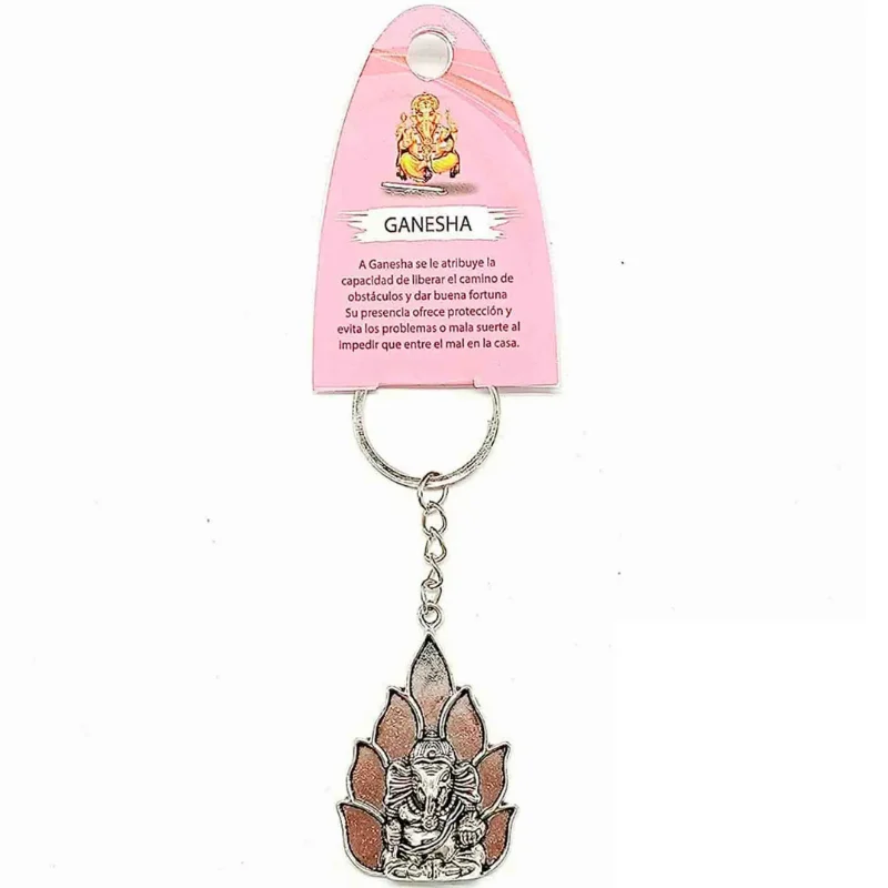 Llavero Ganesha En Metal 35 x 53 mm Aprox.
