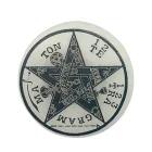 Plato Selenita Grabado Tetragramaton 10 Cms Aprox