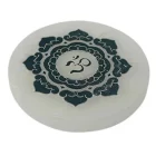 Plato Selenita Grabado Om 10 Cms Aprox