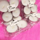 Velas de té aromaterapia: ROPA LIMPIA (4 unidades).