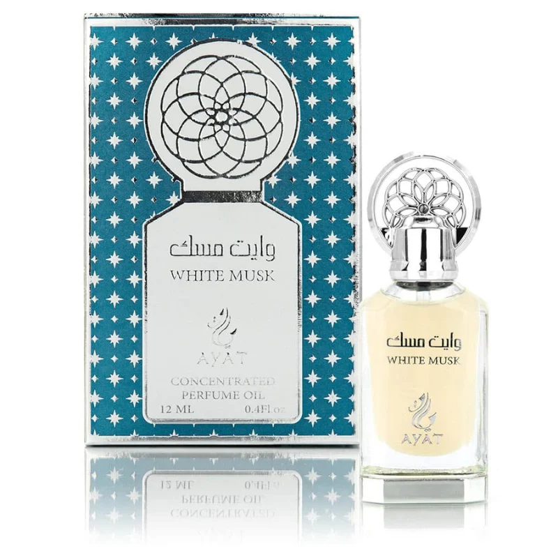 Perfume WHITE MUSK. ACEITE DE PERFUME CONCENTRADO. 12 ml. AYAT Perfume WHITE MUSK. ACEITE DE PERFUME CONCENTRADO. 12 ml. AYAT