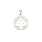 Colgante Acero Arbol De La Vida 25 mm