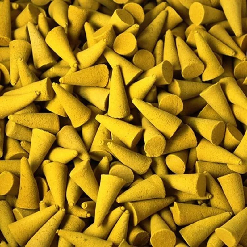 10 Conos grandes Citronella naturales hechos a mano. 25 mm