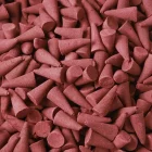 12 Conos grandes ROSA NEGRA DE NOCHE naturales hechos a mano. 25 mm